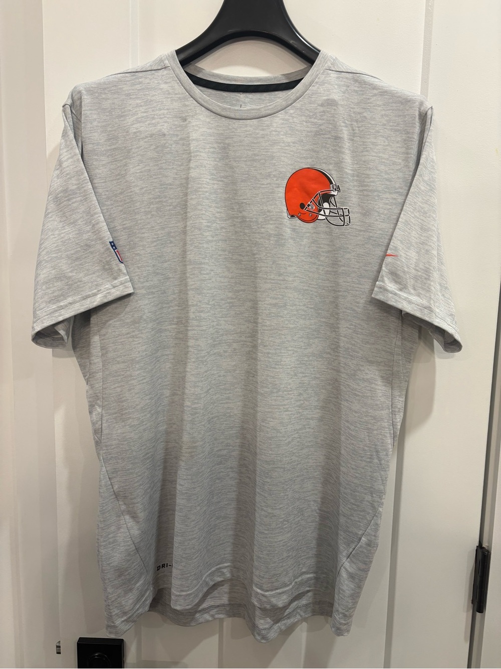 Nike NFL Cleveland Browns On-Field Dri-Fit Gray T Shirt L (A7)